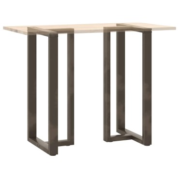 vidaXL Πόδια τραπεζιού μπαρ σχήμα T 2 τεμ. 60x35x(110-111)cm Ατσάλι