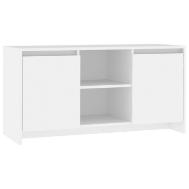 vidaXL Έπιπλο Τηλεόρασης Λευκό 102x37,5x52,5cm από Επεξ. Ξύλο