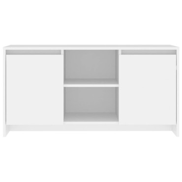 vidaXL Έπιπλο Τηλεόρασης Λευκό 102x37,5x52,5cm από Επεξ. Ξύλο