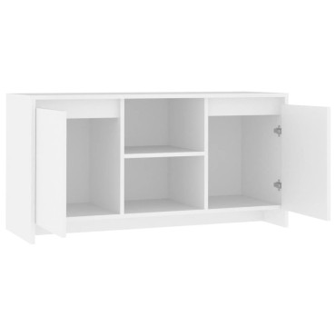 vidaXL Έπιπλο Τηλεόρασης Λευκό 102x37,5x52,5cm από Επεξ. Ξύλο