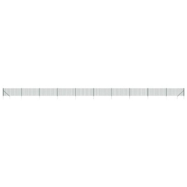 vidaXL Συρματόπλεγμα Περίφραξης Πράσινο 1,1 x 25 μ. με Καρφωτές Βάσεις