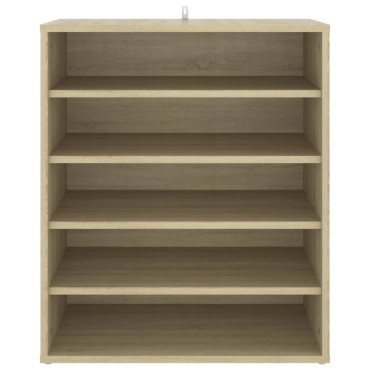 vidaXL Παπουτσοθήκη Sonoma Δρυς 60x35x70cm από Επεξ. Ξύλο