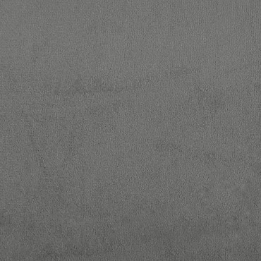 vidaXL Υποπόδιο Σκούρο Γκρι 60x50x41cm από Ύφασμα Μικροϊνών 1 τεμ.