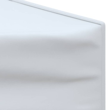 vidaXL Τέντα Εκδηλώσεων Πτυσσόμενη με Πλαϊνά Τοιχώματα Λευκή 2 x 2 μ.