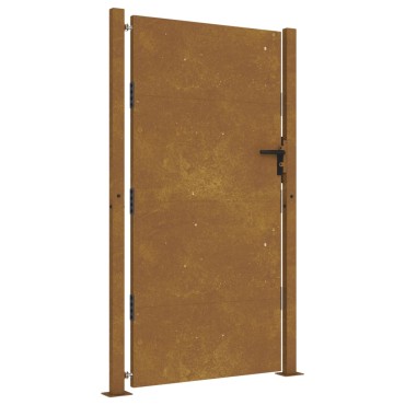 vidaXL Πύλη Κήπου 105 x 180 εκ. από Ατσάλι Corten