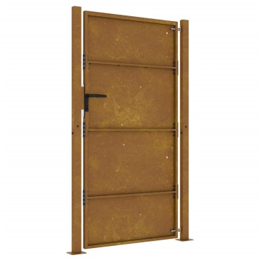vidaXL Πύλη Κήπου 105 x 205 εκ. από Ατσάλι Corten