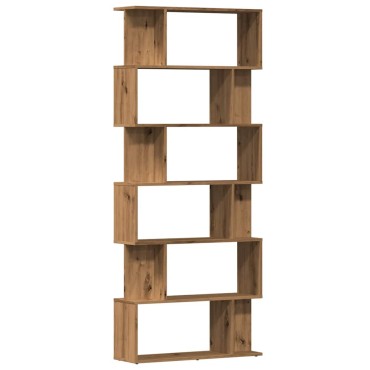 vidaXL Ντουλάπι βιβλίων Artisan Oak 80x24x192cm Κατασκευασμένο ξύλο 1 τεμ.