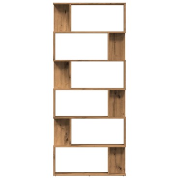 vidaXL Ντουλάπι βιβλίων Artisan Oak 80x24x192cm Κατασκευασμένο ξύλο 1 τεμ.