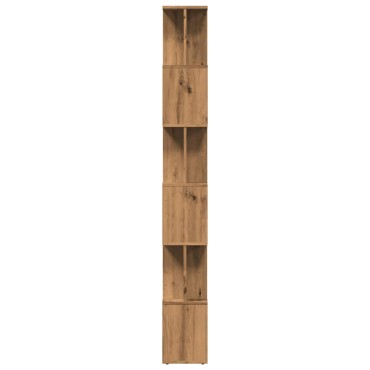 vidaXL Ντουλάπι βιβλίων Artisan Oak 80x24x192cm Κατασκευασμένο ξύλο 1 τεμ.