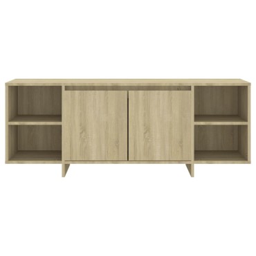 vidaXL Έπιπλο Τηλεόρασης Sonoma Δρυς 130x35x50cm από Μοριοσανίδα