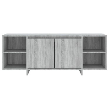 vidaXL Έπιπλο Τηλεόρασης Γκρι Sonoma 130x35x50cm από Μοριοσανίδα
