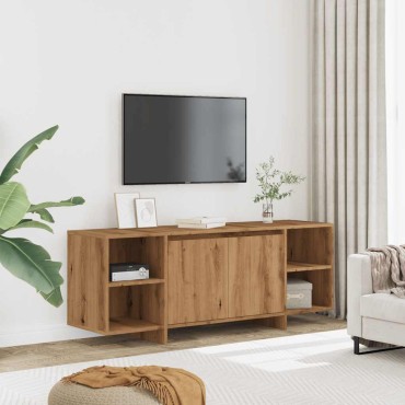 vidaXL Έπιπλο Τηλεόρασης Αρτισιανή Δρυς 130x35x50cm από Επεξεργ. Ξύλο