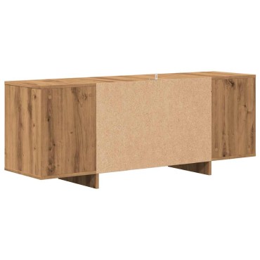vidaXL Έπιπλο Τηλεόρασης Αρτισιανή Δρυς 130x35x50cm από Επεξεργ. Ξύλο