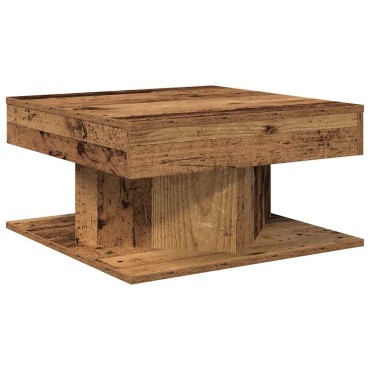 vidaXL Τραπεζάκι σαλονιού Παλιό ξύλο 55x55x30cm Κατασκευασμένο ξύλο 1 τεμ.