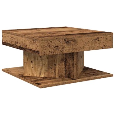 vidaXL Τραπεζάκι σαλονιού Παλιό ξύλο 55x55x30cm Κατασκευασμένο ξύλο 1 τεμ.