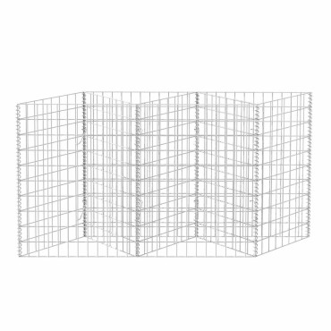vidaXL Συρματοκιβώτιο 120x30x100cm από Γαλβανισμένο Χάλυβα