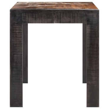 vidaXL Τραπεζαρία 140x70x76cm από Μασίφ Ακατέργαστο Ξύλο Μάνγκο 1 τεμ.