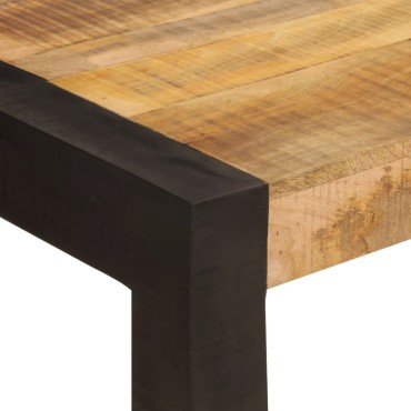 vidaXL Τραπεζαρία 120x60x76cm από Μασίφ Ξύλο Μάνγκο 1 τεμ.