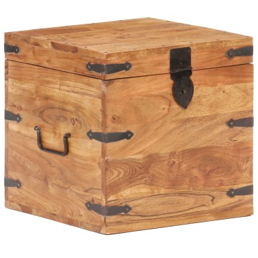 vidaXL Μπαούλο 40x40x40cm από Μασίφ Ξύλο Ακακίας 1 τεμ.