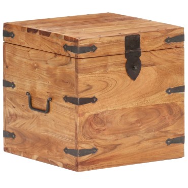 vidaXL Μπαούλο 40x40x40cm από Μασίφ Ξύλο Ακακίας 1 τεμ.