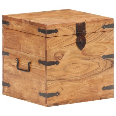 vidaXL Μπαούλο 40x40x40cm από Μασίφ Ξύλο Ακακίας 1 τεμ.