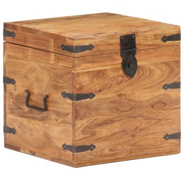 vidaXL Μπαούλο 40x40x40cm από Μασίφ Ξύλο Ακακίας 1 τεμ.