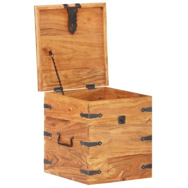 vidaXL Μπαούλο 40x40x40cm από Μασίφ Ξύλο Ακακίας 1 τεμ.