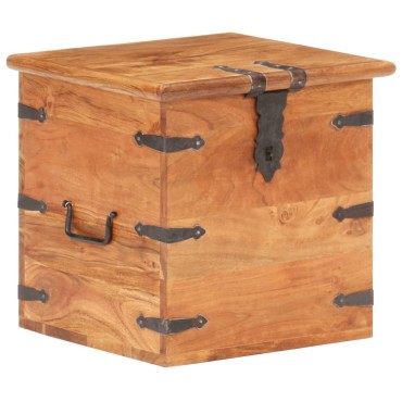 vidaXL Μπαούλο 40x40x40cm από Μασίφ Ξύλο Ακακίας 1 τεμ.