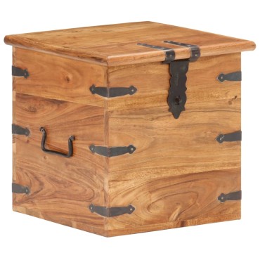 vidaXL Μπαούλο 40x40x40cm από Μασίφ Ξύλο Ακακίας 1 τεμ.