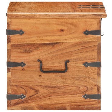 vidaXL Μπαούλο 40x40x40cm από Μασίφ Ξύλο Ακακίας 1 τεμ.