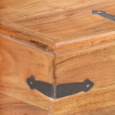 vidaXL Μπαούλο 40x40x40cm από Μασίφ Ξύλο Ακακίας 1 τεμ.