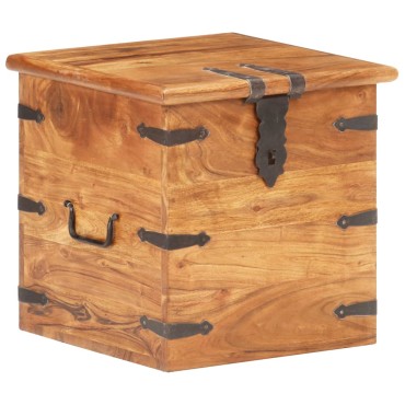 vidaXL Μπαούλο 40x40x40cm από Μασίφ Ξύλο Ακακίας 1 τεμ.