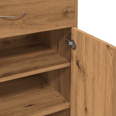 vidaXL Παπουτσοθήκη Αρτισιανή Δρυς 60x35x84cm Επεξεργασμένο Ξύλο