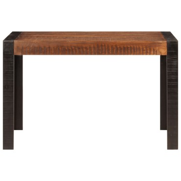 vidaXL Τραπεζαρία Μελί Καφέ 120x60x76cm από Μασίφ Ξύλο Μάνγκο 1 τεμ.