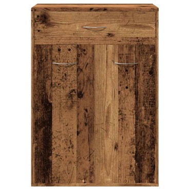 vidaXL Παπουτσοθήκη Παλιό Ξύλο 60x35x84cm από Μοριοσανίδα
