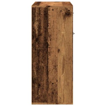 vidaXL Παπουτσοθήκη Παλιό Ξύλο 60x35x84cm από Μοριοσανίδα