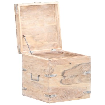 vidaXL Μπαούλο 40x40x40cm από Μασίφ Ξύλο Ακακίας 1 τεμ.