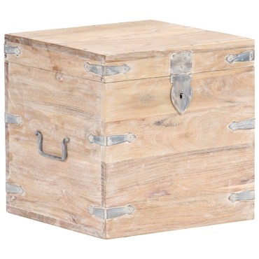 vidaXL Μπαούλο 40x40x40cm από Μασίφ Ξύλο Ακακίας 1 τεμ.
