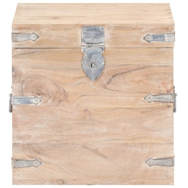 vidaXL Μπαούλο 40x40x40cm από Μασίφ Ξύλο Ακακίας 1 τεμ.
