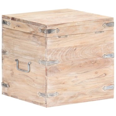 vidaXL Μπαούλο 40x40x40cm από Μασίφ Ξύλο Ακακίας 1 τεμ.