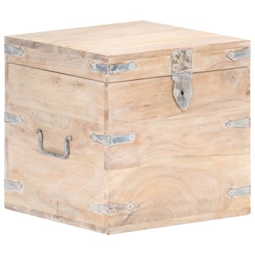 vidaXL Μπαούλο 40x40x40cm από Μασίφ Ξύλο Ακακίας 1 τεμ.