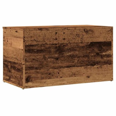 vidaXL Μπαούλο Αποθήκευσης Παλιό Ξύλο 84x42x46cm Επεξεργασμένο Ξύλο 1 τεμ.