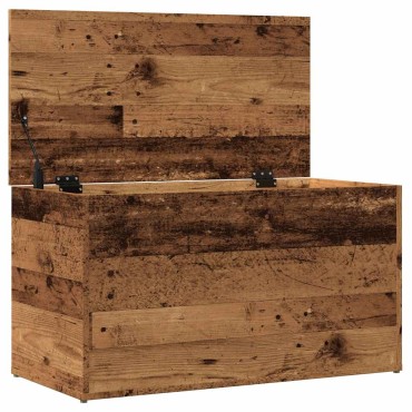 vidaXL Μπαούλο Αποθήκευσης Παλιό Ξύλο 84x42x46cm Επεξεργασμένο Ξύλο 1 τεμ.