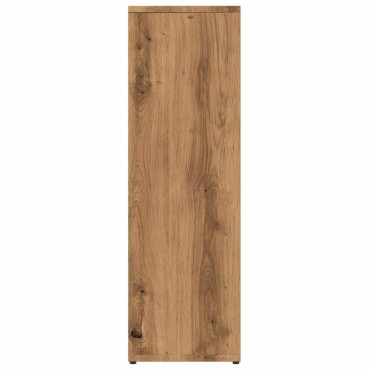 vidaXL Βιβλιοθήκη Artisan Δρυς 50x25x80cm Επεξεργασμένο Ξύλο 1 τεμ.