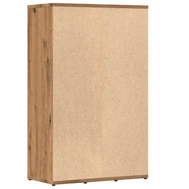 vidaXL Βιβλιοθήκη Artisan Δρυς 50x25x80cm Επεξεργασμένο Ξύλο 1 τεμ.