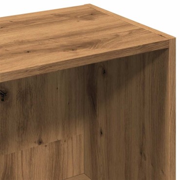 vidaXL Βιβλιοθήκη Artisan Δρυς 50x25x80cm Επεξεργασμένο Ξύλο 1 τεμ.