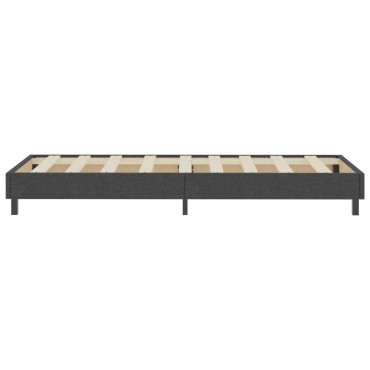 vidaXL Πλαίσιο Κρεβατιού Boxspring Γκρι 100 x 200 εκ. Υφασμάτινο