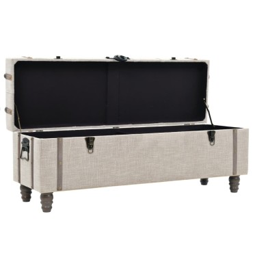 vidaXL Σετ Πάγκων Αποθήκευσης 3 τεμ. 112x37x45cm Μασίφ Ξύλο / Ατσάλι