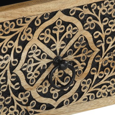 vidaXL Κομοδίνα 2 τεμ. 40x33x46cm από Μασίφ Ξύλο Μάνγκο