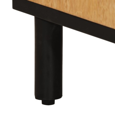 vidaXL Έπιπλο Τηλεόρασης 105x33x46cm από Μασίφ Ξύλο Μάνγκο